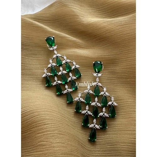 AD Elegant Drop Dangler - Green