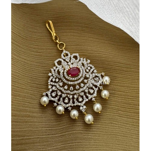 AD Flower Pearl Drop Tikka 