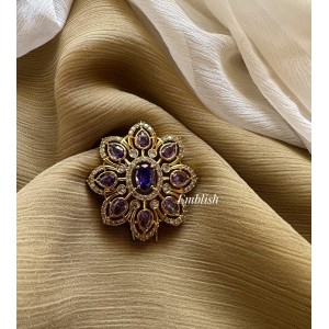 AD Flower Hair Choti / Jada Billa - Purple