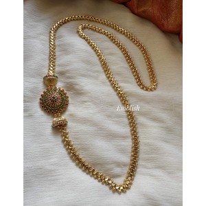 Fancy AD Stone Flower Mogappu Chain
