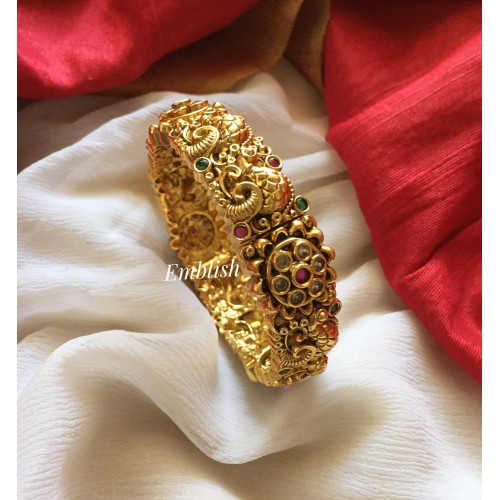 Antique Flower with Annam Kada Openable Bangle