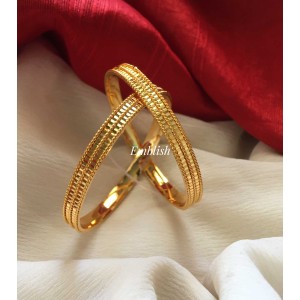 Simple Double line Kids Bangle