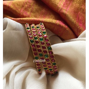 Ruby sleek set bangles 
