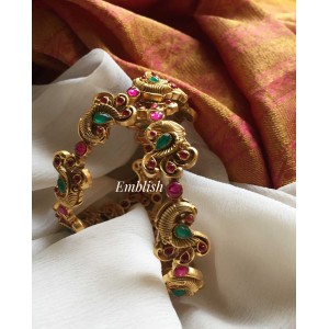 Dancing peacock bangle 