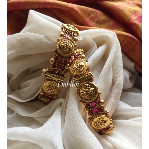 Lakshmi coin openable kemp bangle 