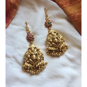 Ganesha beads mang tikka- gold beads 