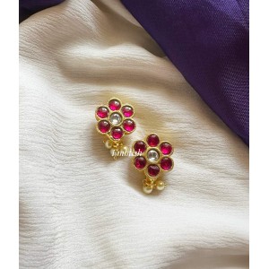 Kundan Jadau Flower Bugadi Earings