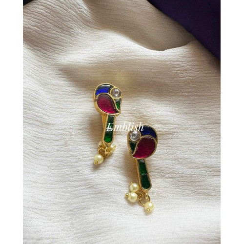 Kundan Jadau Parrrot Bugadi style Earrings