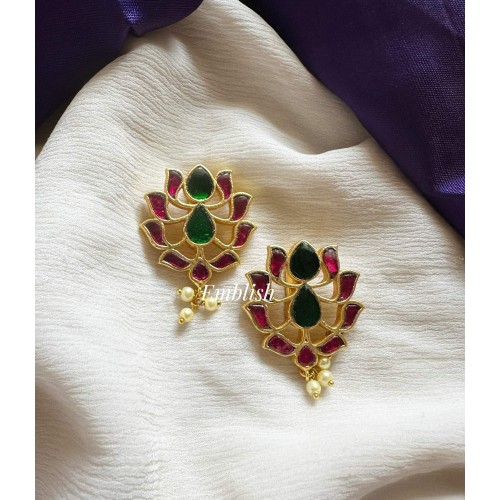 Kundan Jadau Flower Bugadi Earrings