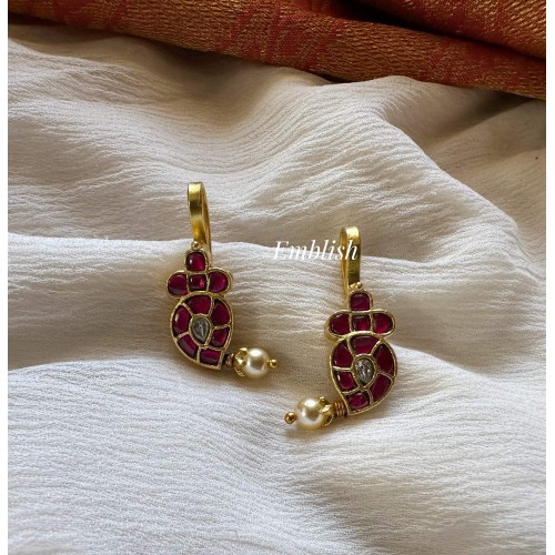 Kundan Jadau Mango Bugadi Earrings
