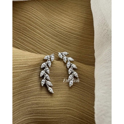 AD Leaf Earcuff Earrings