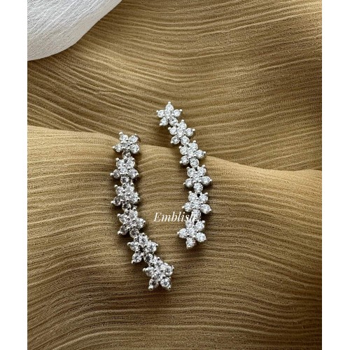 AD Flower Earcuff Earrings