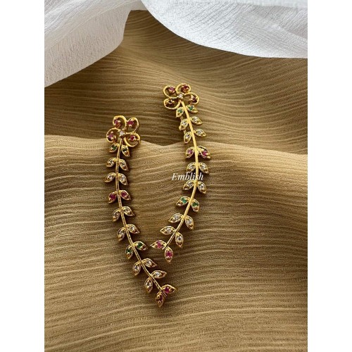 Antique AD Leaf Earcuff Earrings Antique AD Leaf Earcuff Earrings