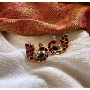 Kundan Jadau Peacock Stud