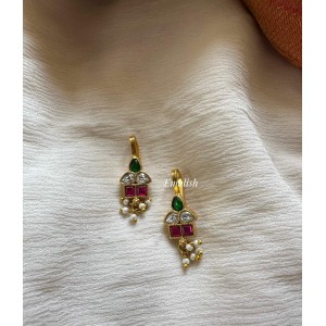 Kundan Jadau Unique Bugadi Style Earrings