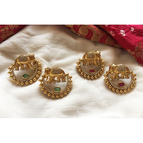 Haathi AD Chand Bali Earring