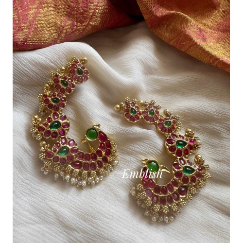 Kemp Peacock  Pearl Drop Earcuffs
