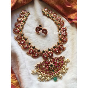 Mango Kundan jadau neckpiece