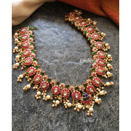 Mango Guttapusalo kundan jadau neckpiece 