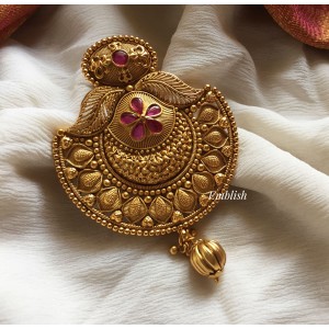 Antique Flower Jada Billa - Red.