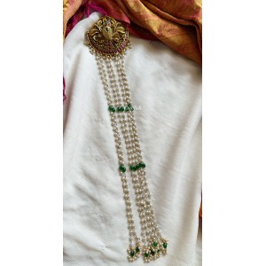 Antique Peacock Pendant Pearl Hanging Choti