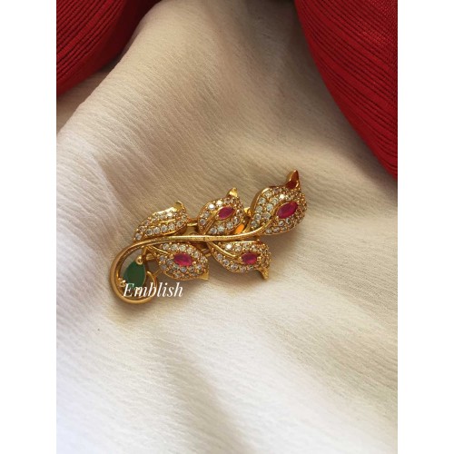 Leaf Saree Pin