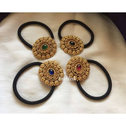 Antique Pendant Flower Hair Band- 22