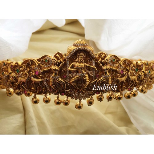 Lord Krishna gold alike new intricate work hipbelt