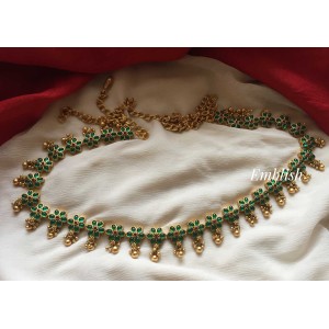 Kemp flower hipchain- Green