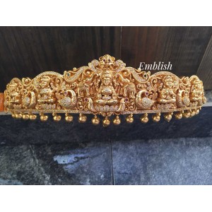 Gold alike Lakshmi intricate work hipbelt 