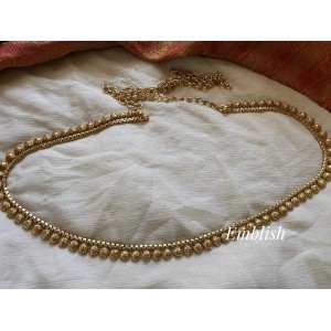 Gold alike Elegant Flower Intricate Simple Hipchain - 1