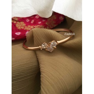 Rose gold leaf Ad stones kada 