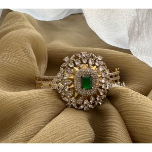 AD Flower Openable Kada - Green