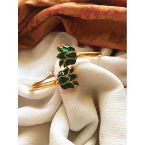 Lotus Kada Bangle -Green