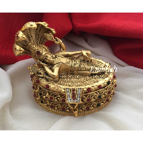 Shri Maha Vishnu Kumkum Box