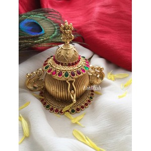 Elegant Lakshmi with Haatti Kumkum Box.