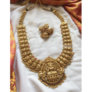 Lakshmi mango gold alike neckpiece- gold beads
