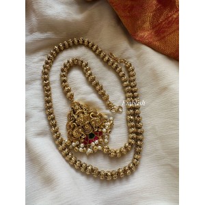 Vintage Style Kundan Jadau Lakshmi Mogappu Chain