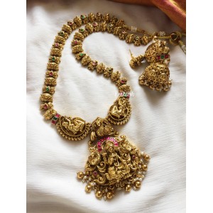 Nakshi Kundan Jadau Lotus Long Neckpiece