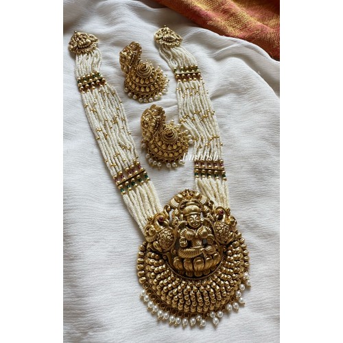 Gold alike Nagas Pearl layer Neckpiece