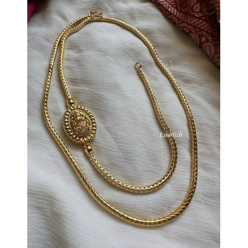 Gold Alike Lakshmi Mogapu Chain