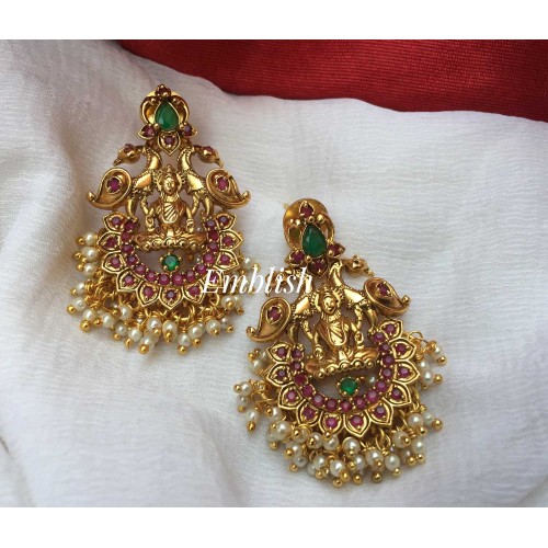 Lakshmi pearl cluster dangler