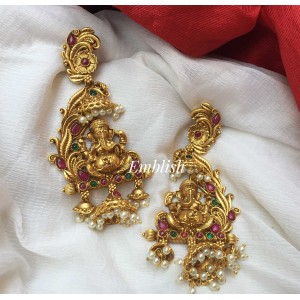 Lord Ganesha Multiple jhumka Dangler