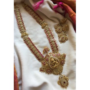 Kemp Ad stones Lakshmi no beads neckpiece 
