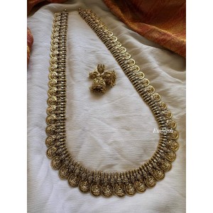 Royal Antique Lakshmi coin Long Neckpiece