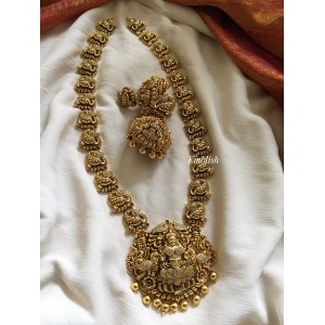 The grand Ad stones peacock LAKSHMI bridal neckpiece