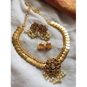 Two in 1 Lakshmi Coin Neckpiece