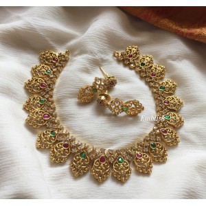 AD Filgree Flower intricate Neckpiece