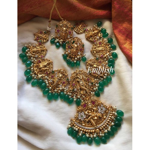 Dasavatharam set - Green beads 