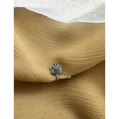 German Silver Thilak Nose Pin